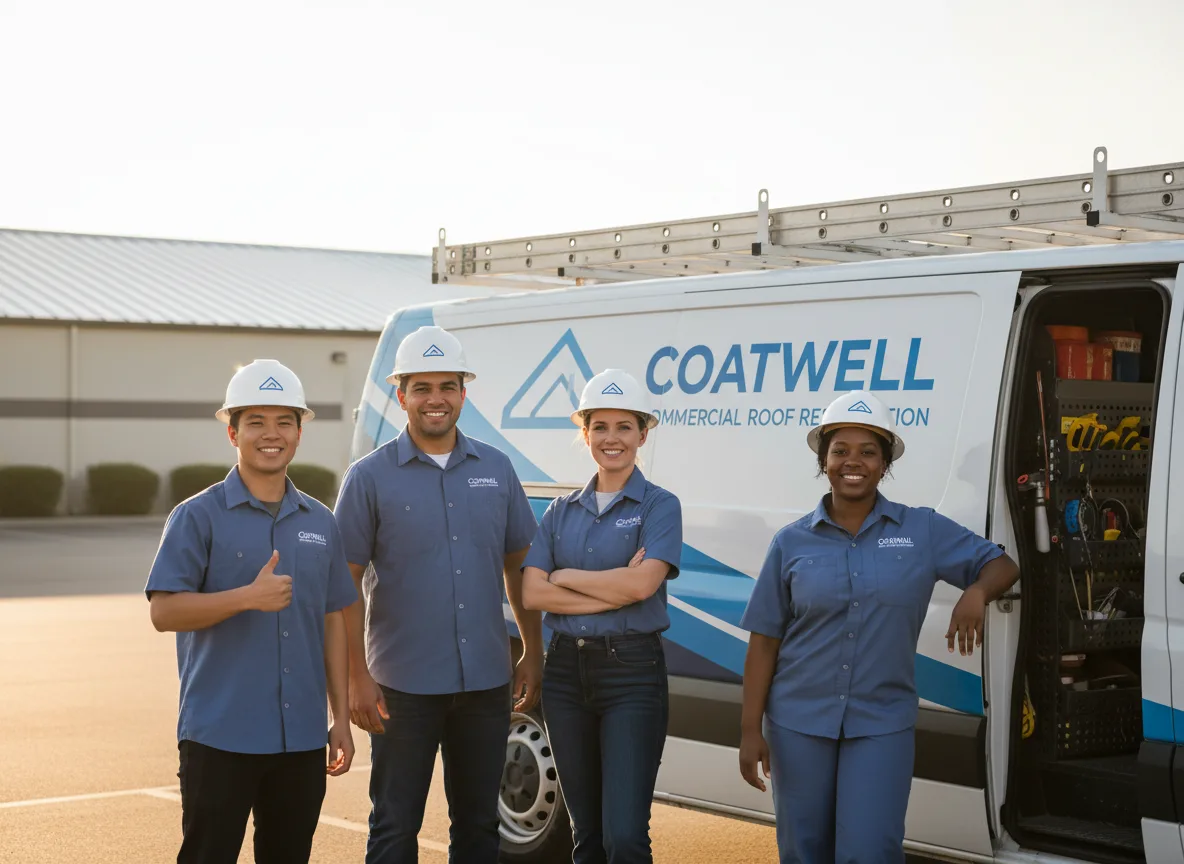 Commercial roof coating company in Clinton, WA